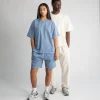 Cotton Shorts - Vintage Blue