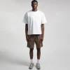 Cotton Shorts - Vintage Brown
