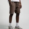 Cotton Shorts - Vintage Brown
