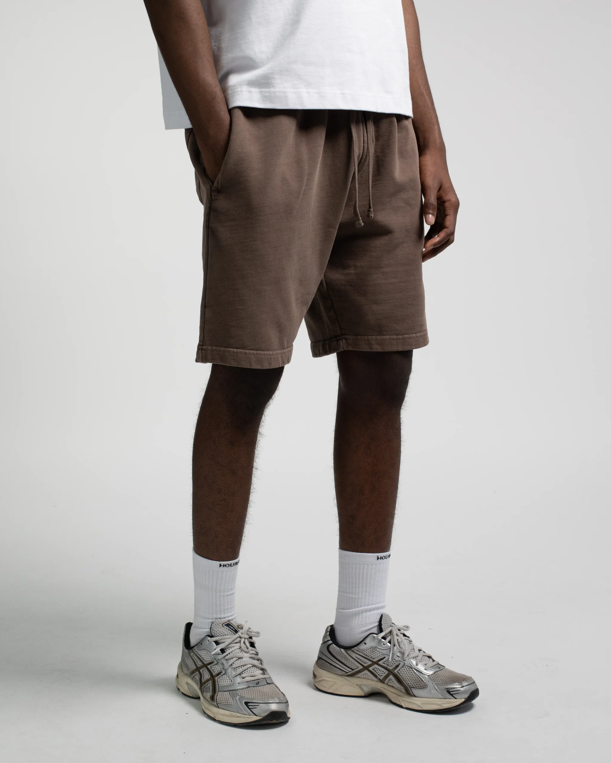 Cotton Shorts - Vintage Brown