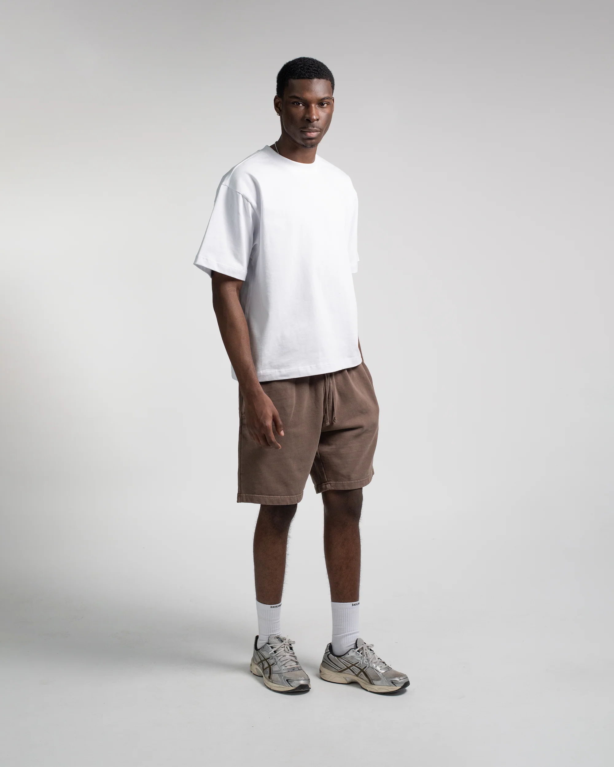 Cotton Shorts - Vintage Brown