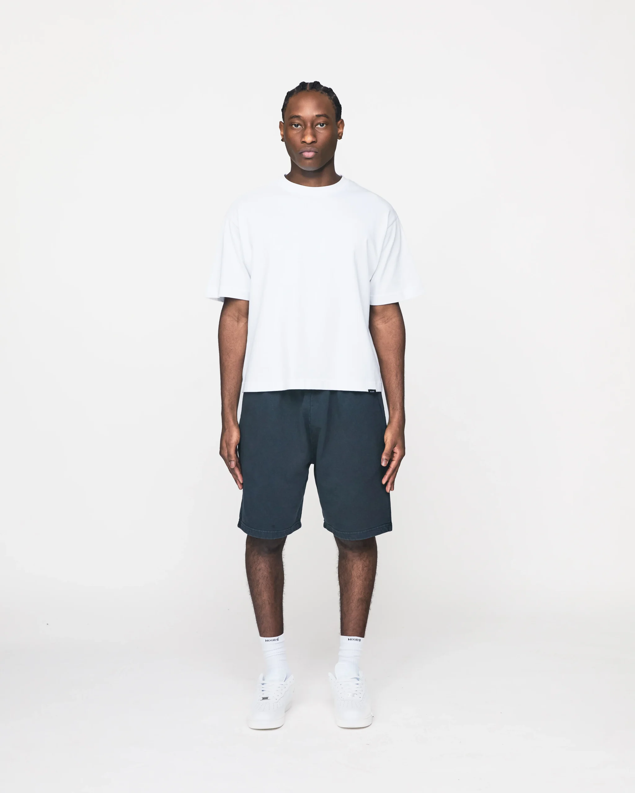 Cotton Shorts - Vintage Navy