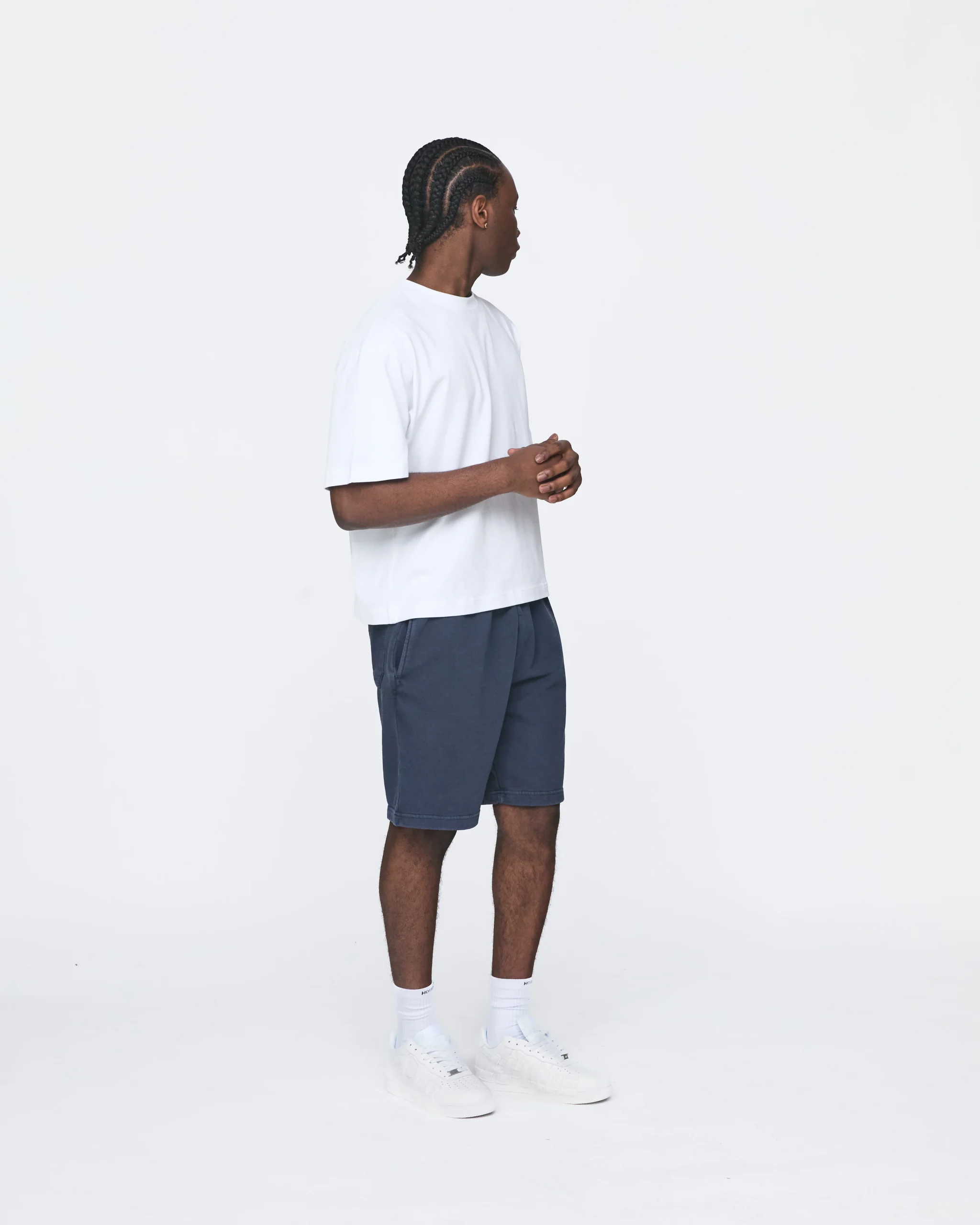 Cotton Shorts - Vintage Navy