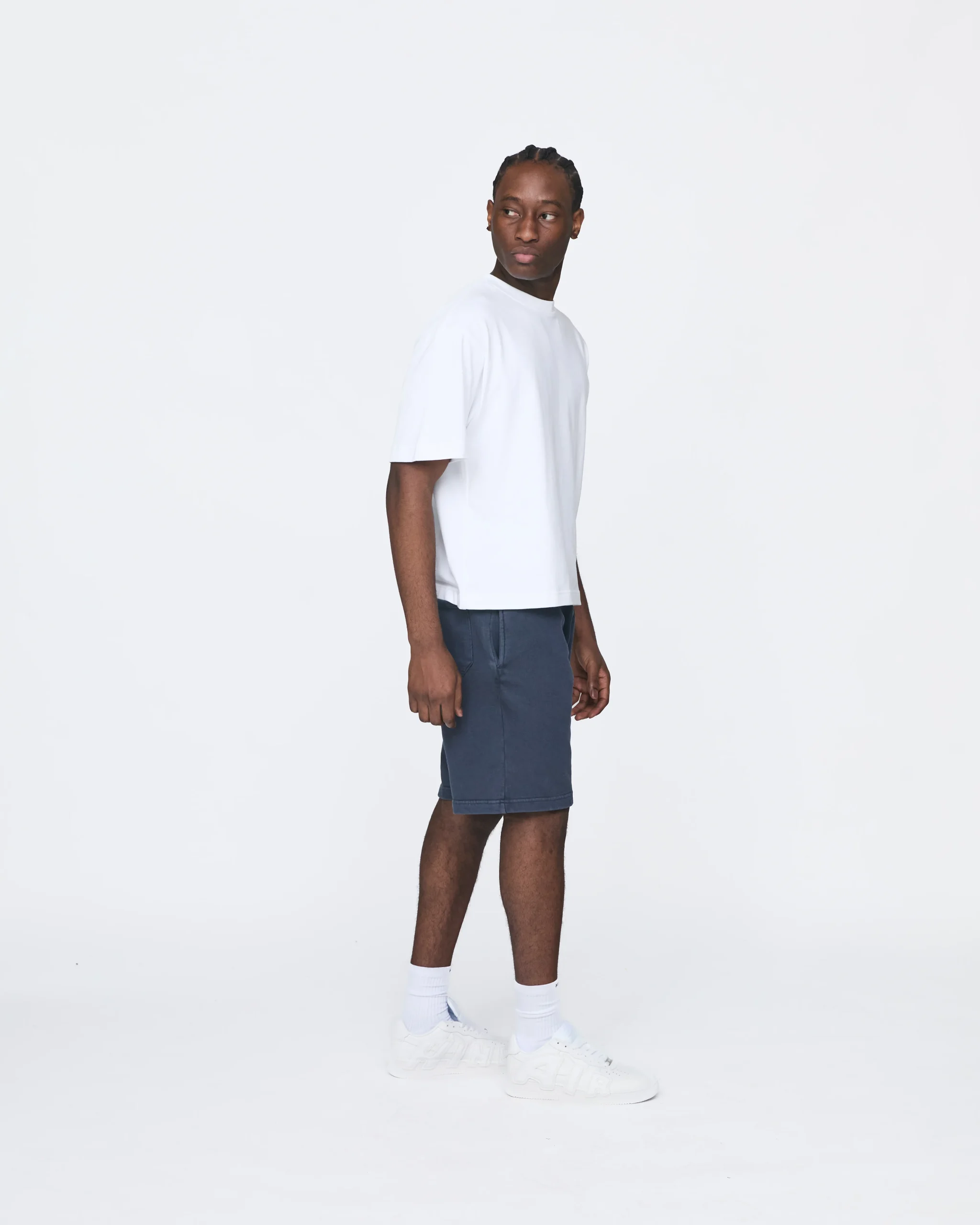 Cotton Shorts - Vintage Navy