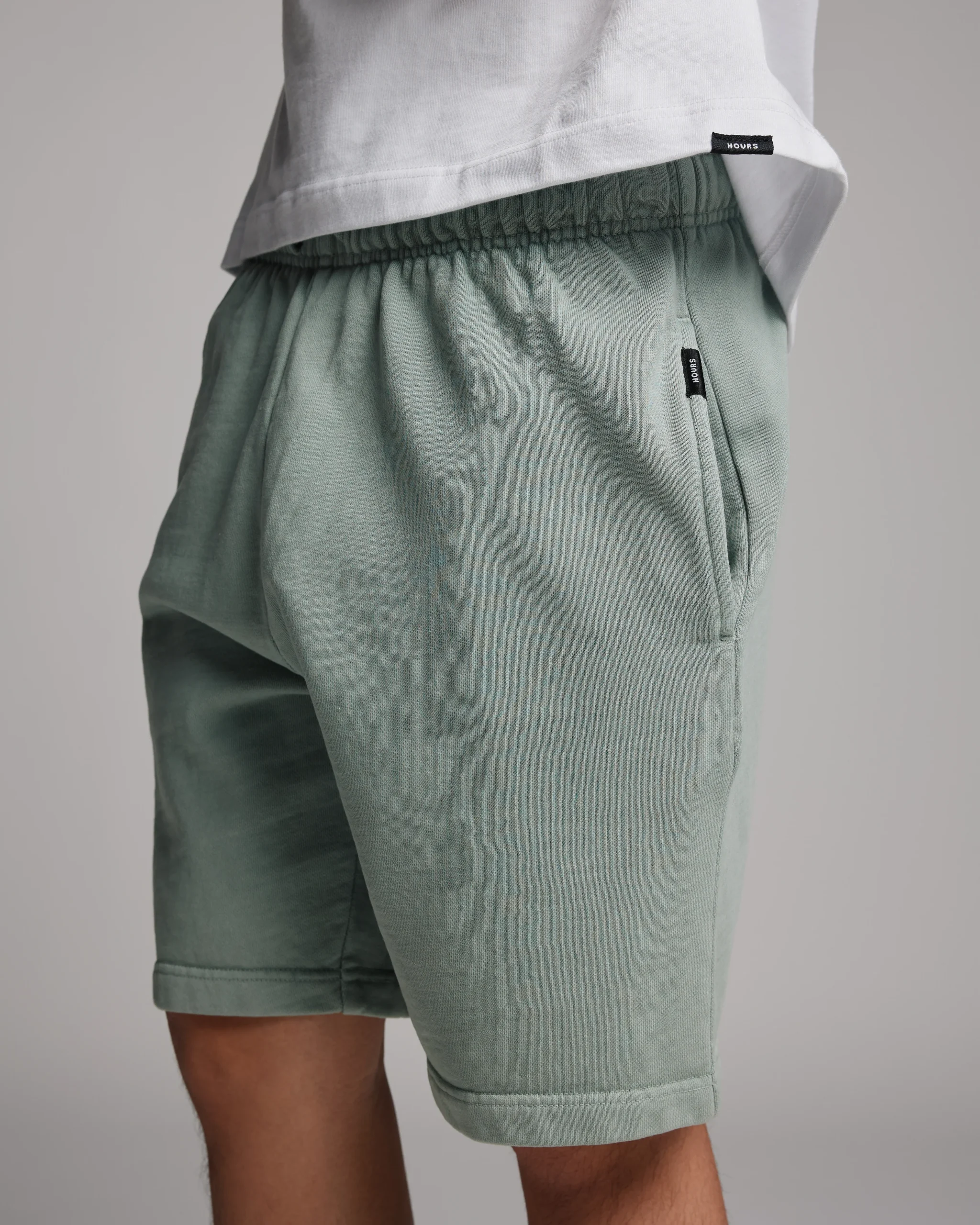 Cotton Shorts - Vintage Sage