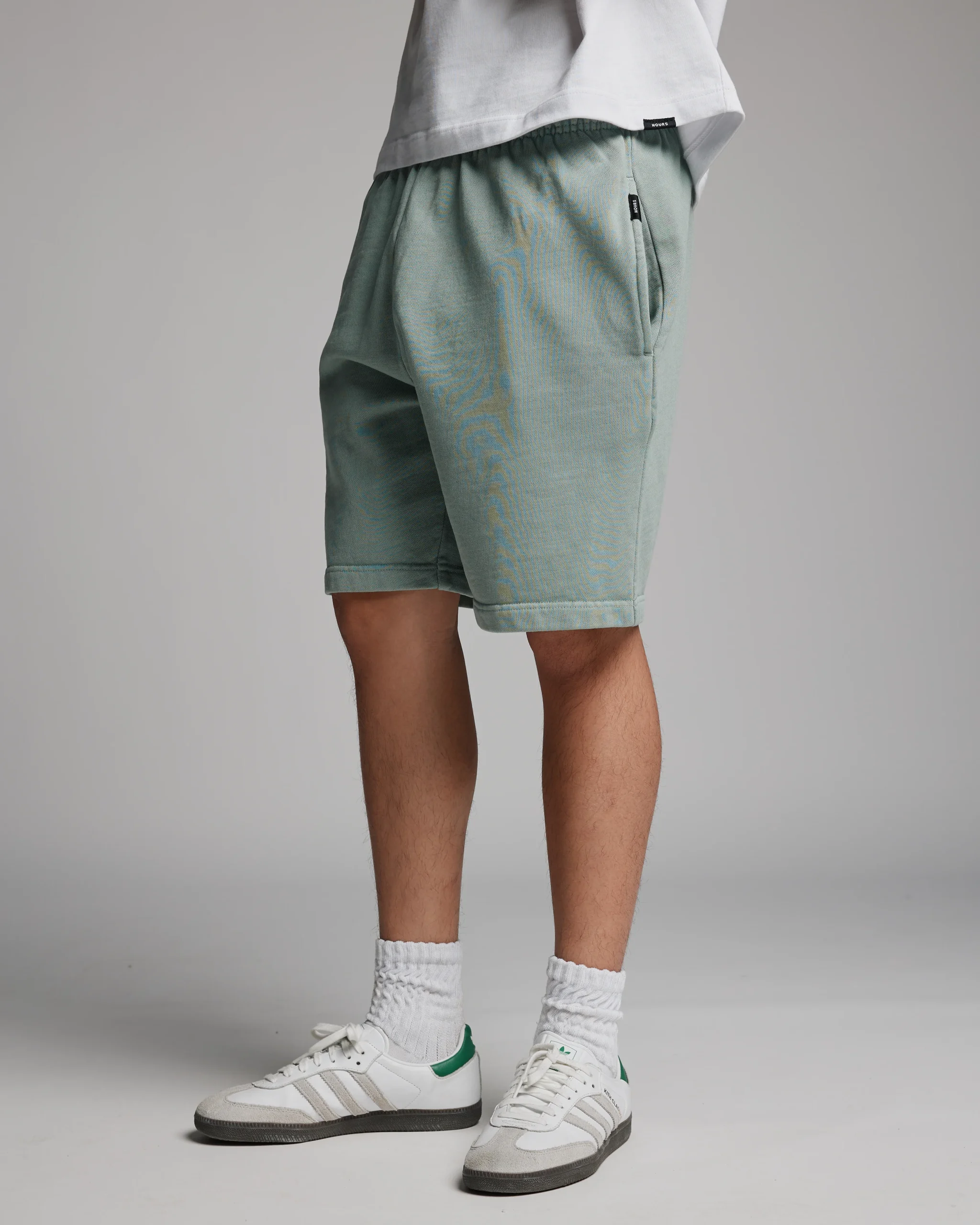 Cotton Shorts - Vintage Sage