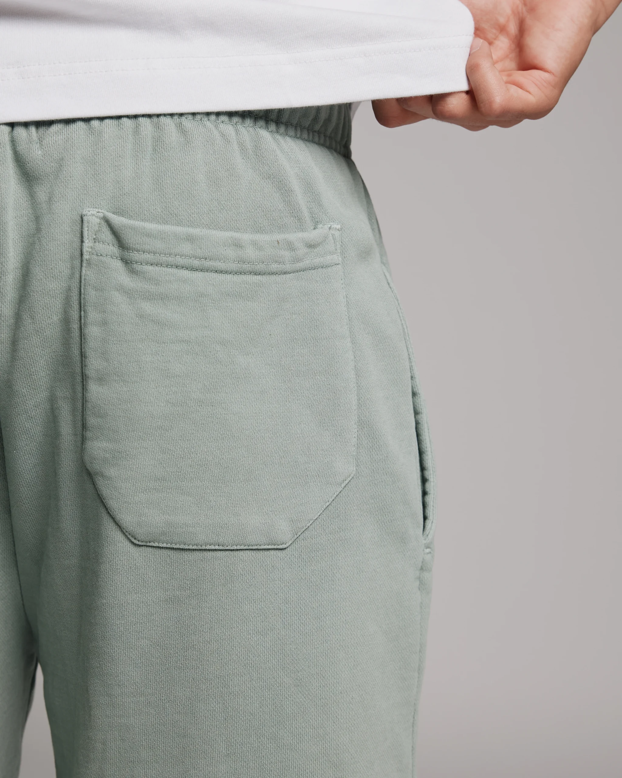 Cotton Shorts - Vintage Sage