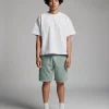 Cotton Shorts - Vintage Sage