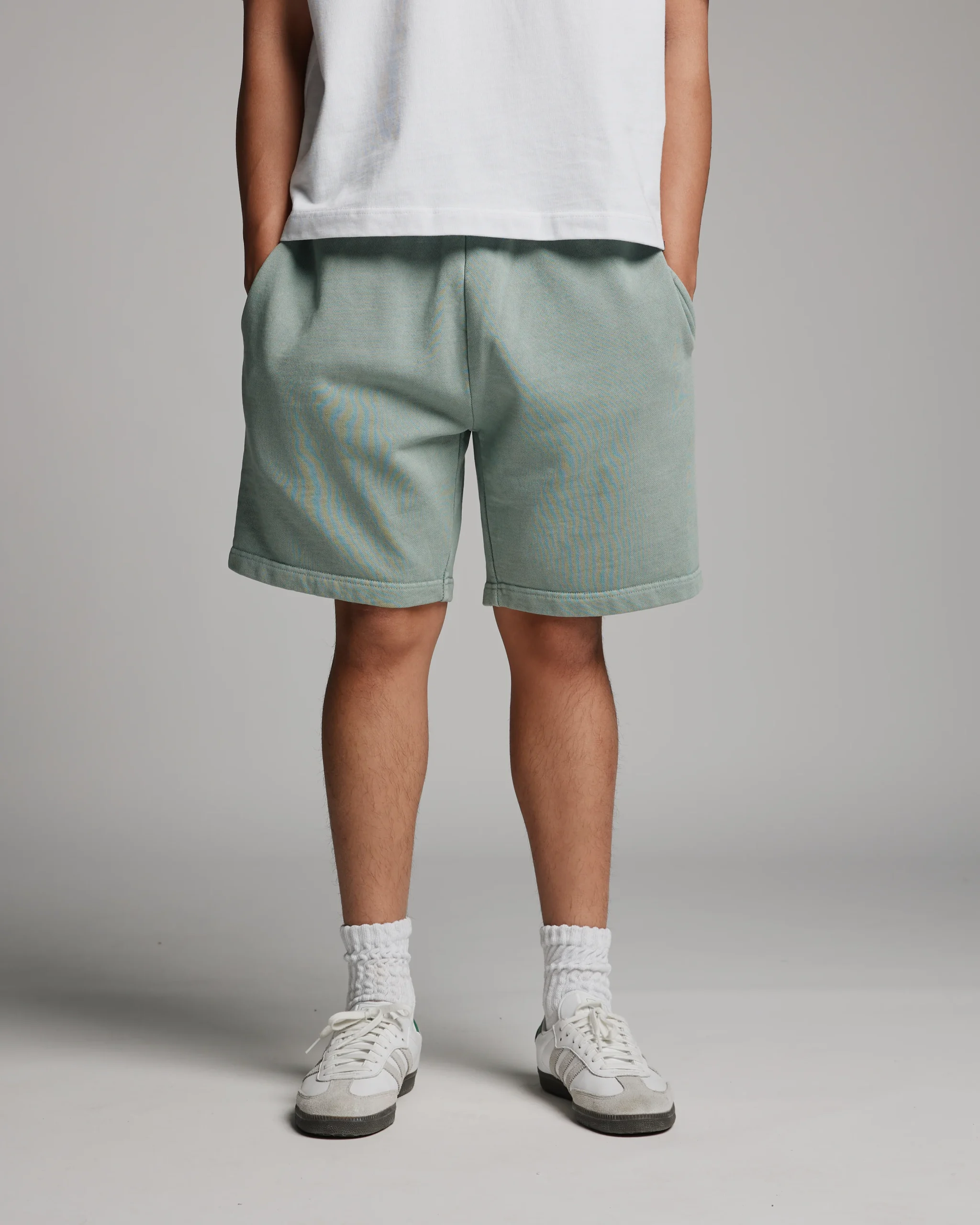Cotton Shorts - Vintage Sage