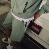 Cotton Shorts - Vintage Sage