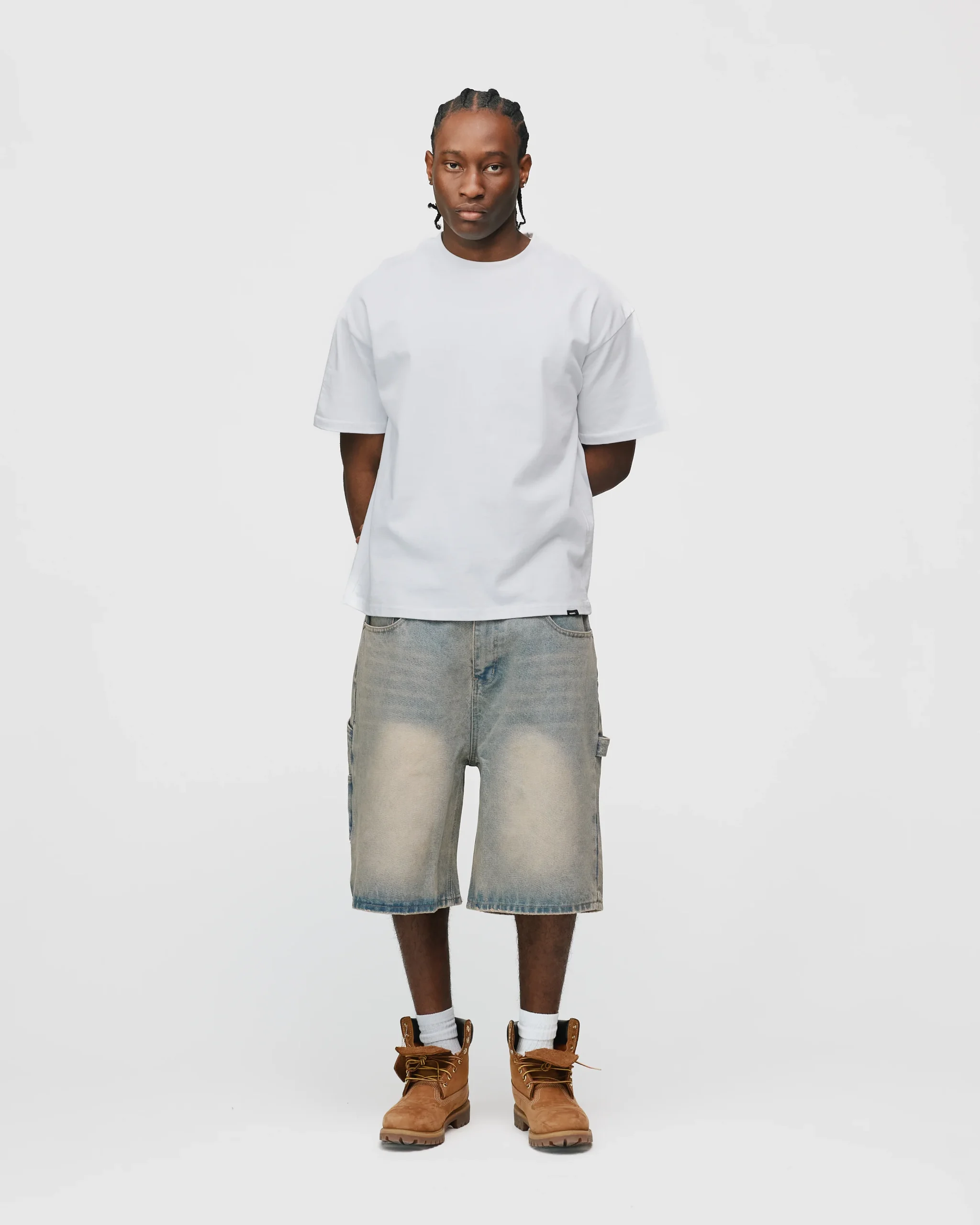 Baggy Denim Shorts - Desert Wash