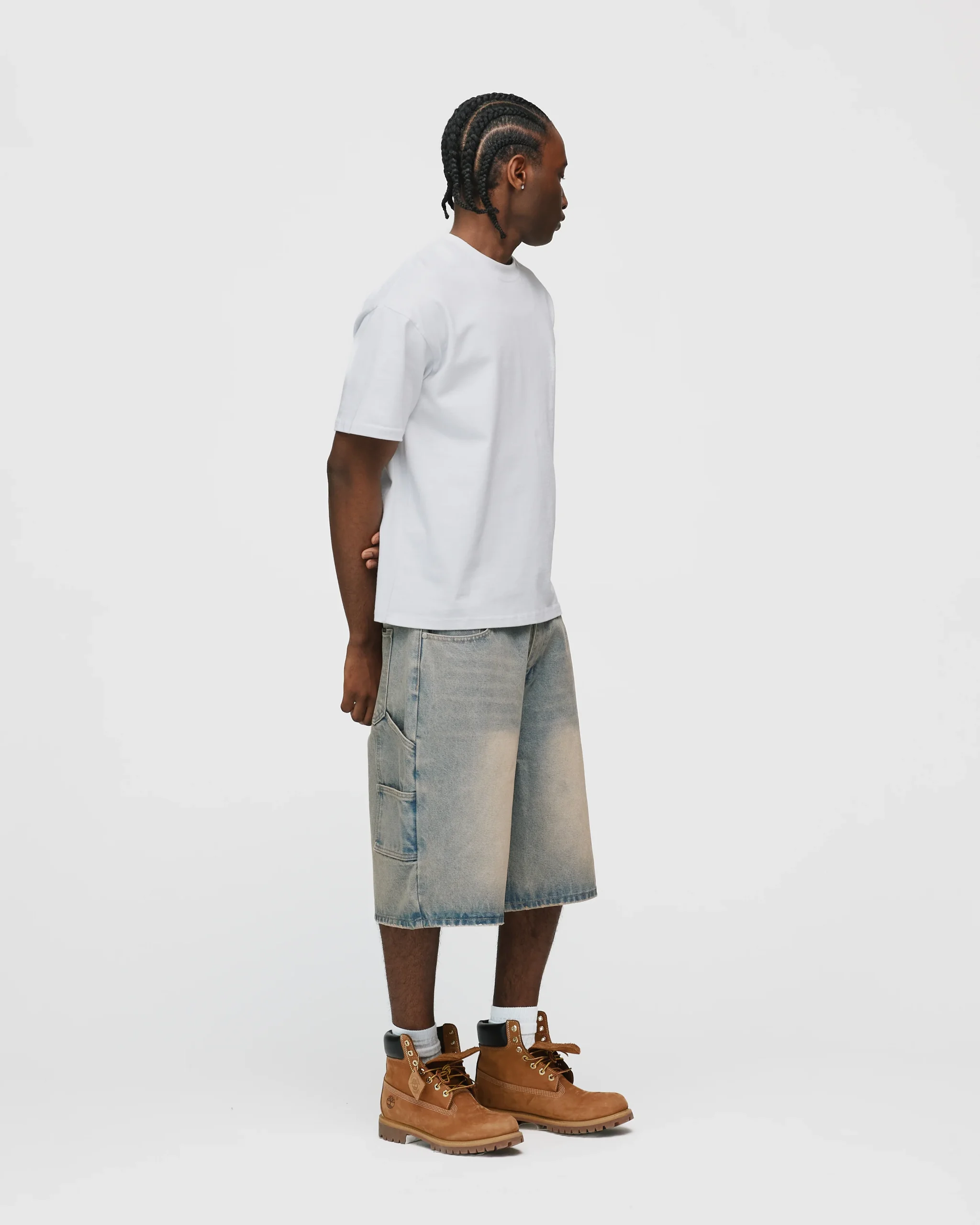 Baggy Denim Shorts - Desert Wash