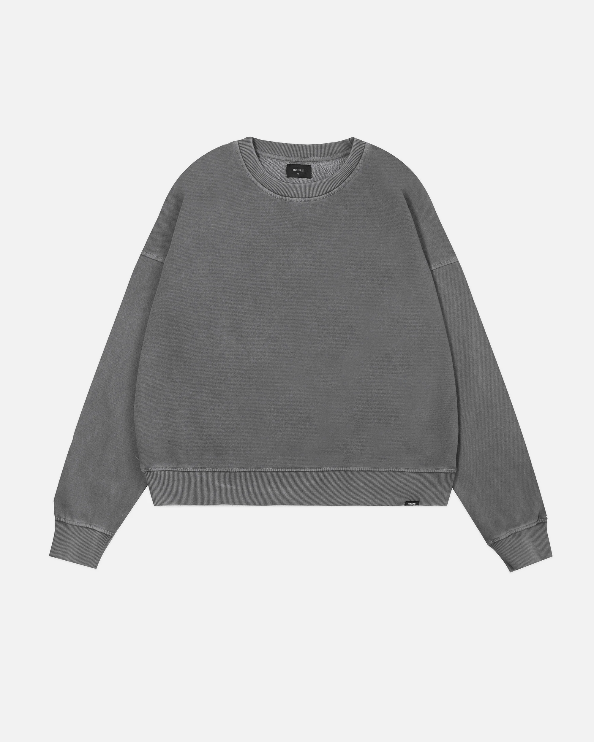 906-cropped-crewneck-vintage-grey-1.webp Cropped Crewneck - Vintage Grey