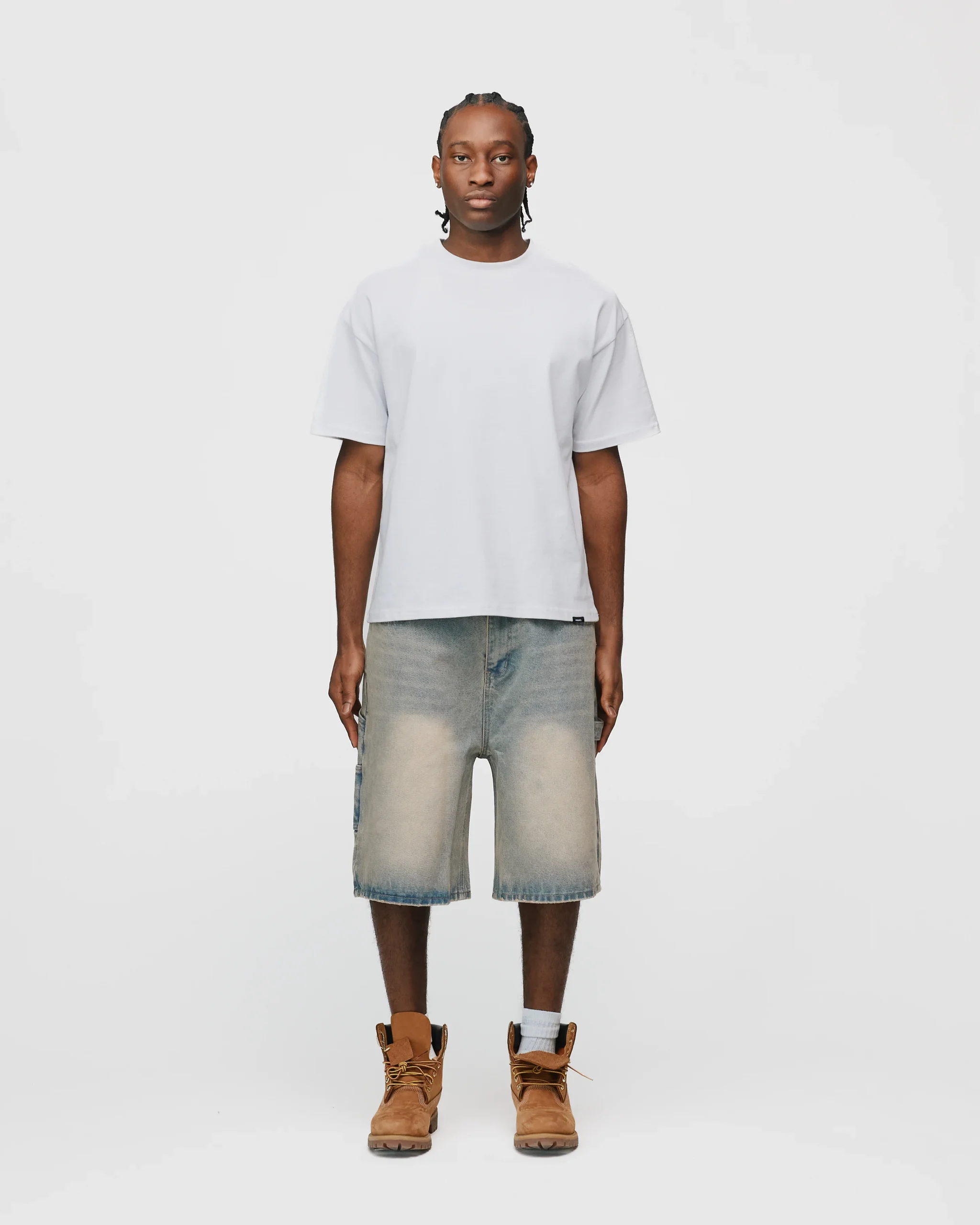 Baggy Denim Shorts - Desert Wash