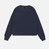 912-cropped-crewneck-vintage-navy-1.webp Cropped Crewneck - Vintage Navy