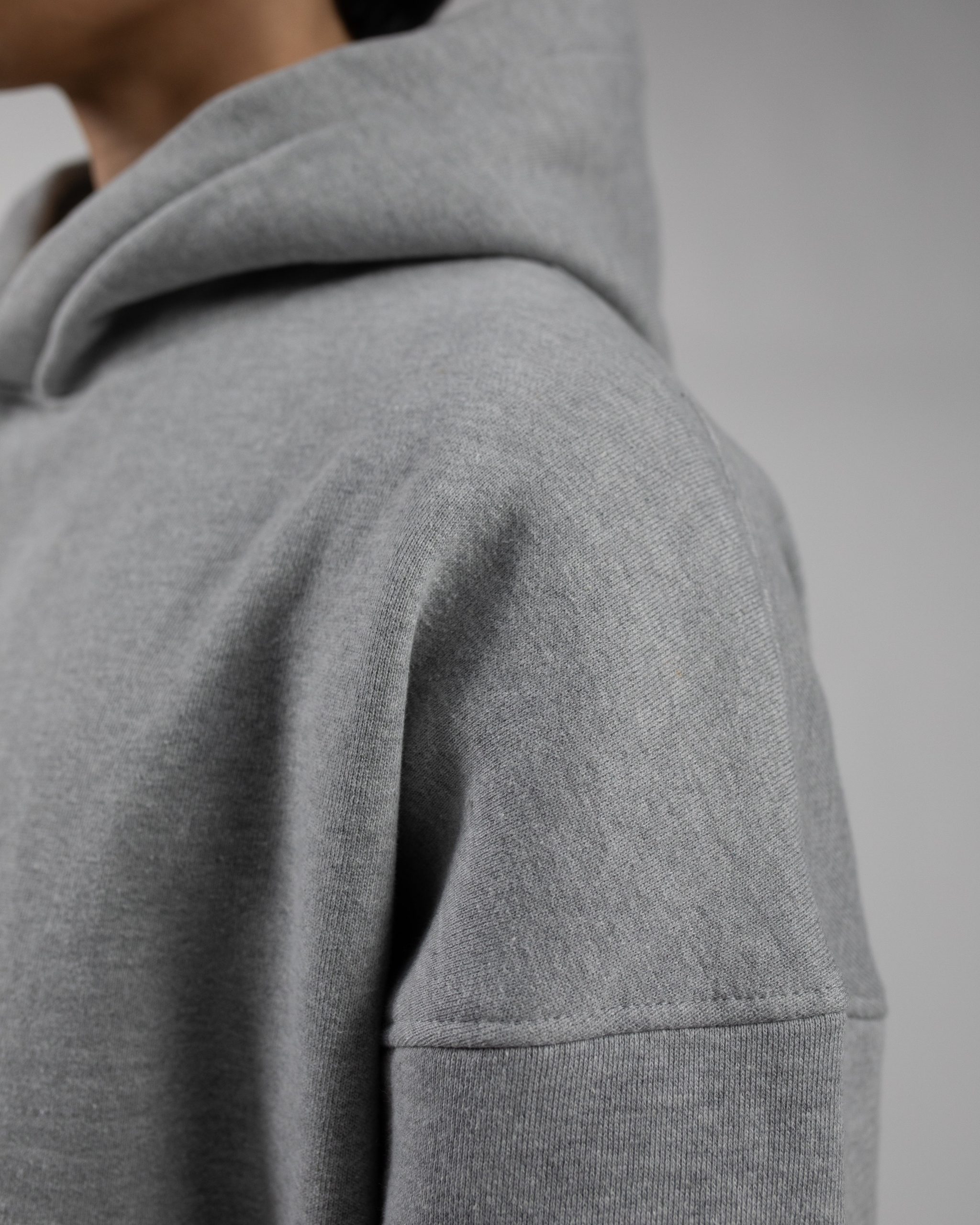 918-cropped-hoodie-grey-5.jpg Cropped Hoodie - Grey