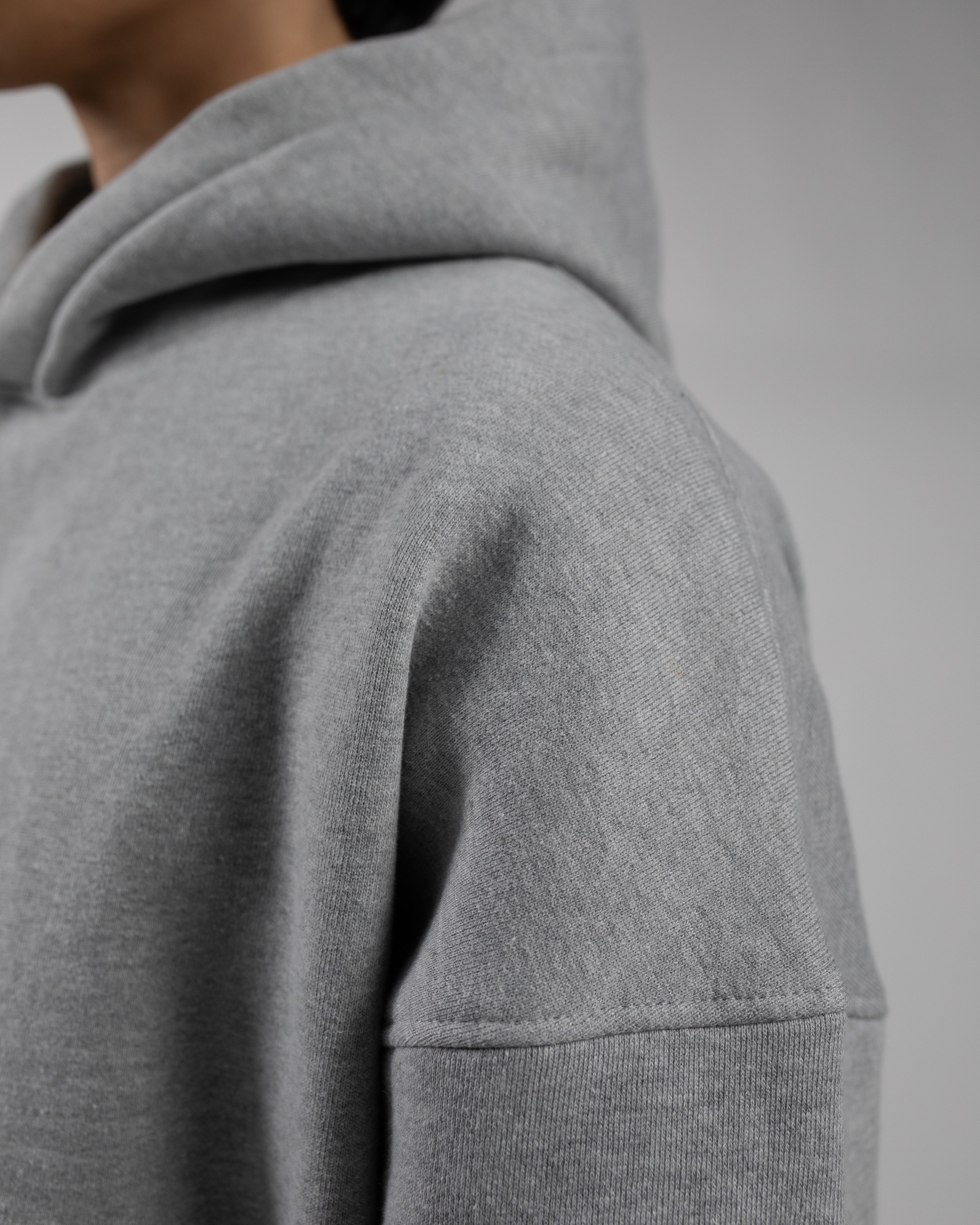 918-cropped-hoodie-grey-5.jpg Cropped Hoodie - Grey