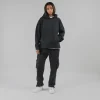 Cropped Hoodie - Vintage Black
