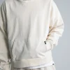 Cropped Hoodie - Vintage Bone