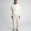Cropped Hoodie - Vintage Bone
