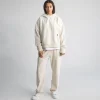 Cropped Hoodie - Vintage Bone