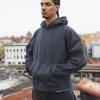 Cropped Hoodie - Vintage Navy