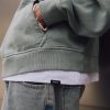 Cropped Hoodie - Vintage Sage