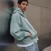 Cropped Hoodie - Vintage Sage