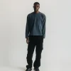 Cropped Long Sleeve - Vintage Navy
