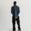 Cropped Long Sleeve - Vintage Navy