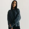Cropped Long Sleeve - Vintage Navy