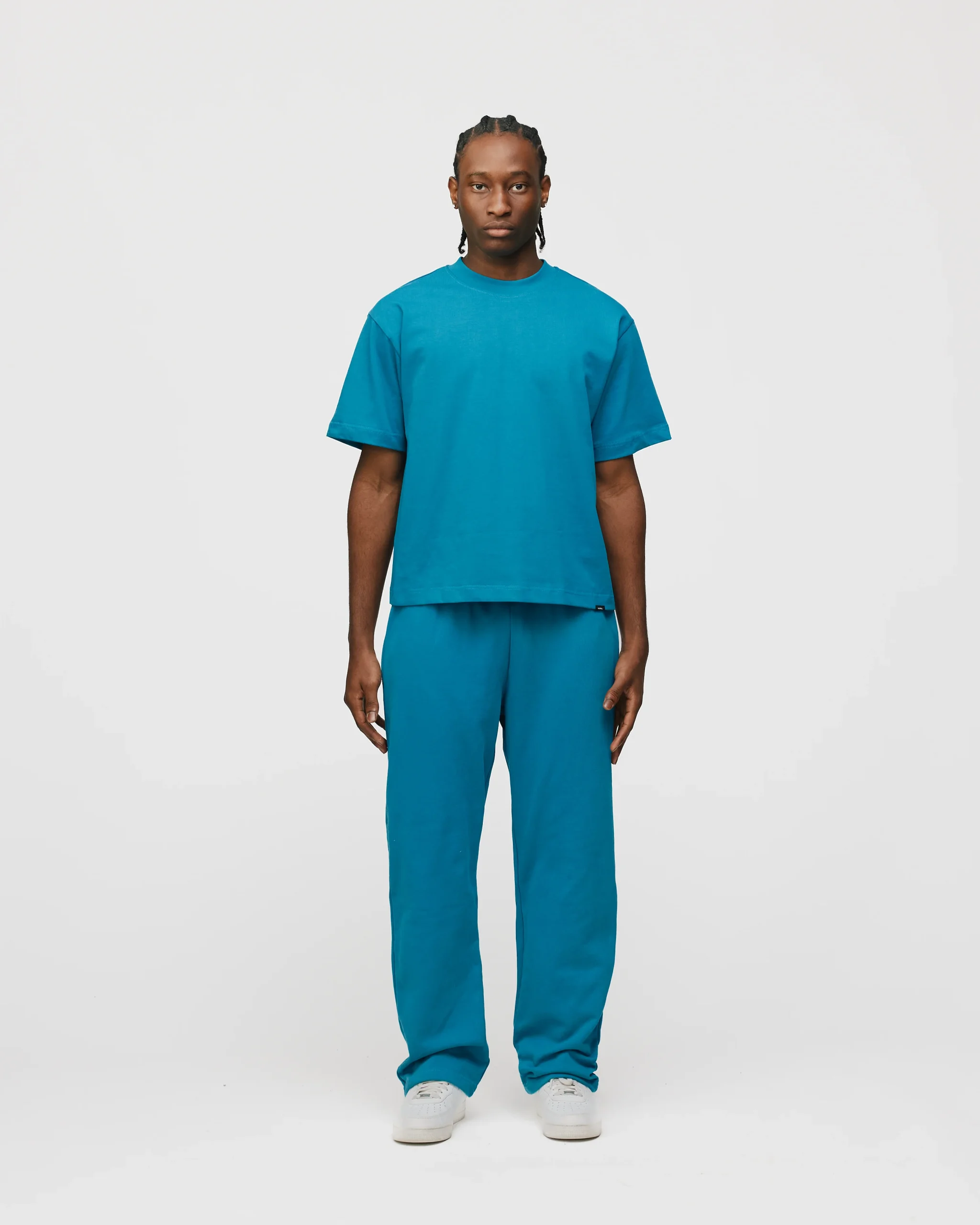 Cropped T-Shirt - Aqua