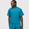 Cropped T-Shirt - Aqua