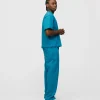 Cropped T-Shirt - Aqua