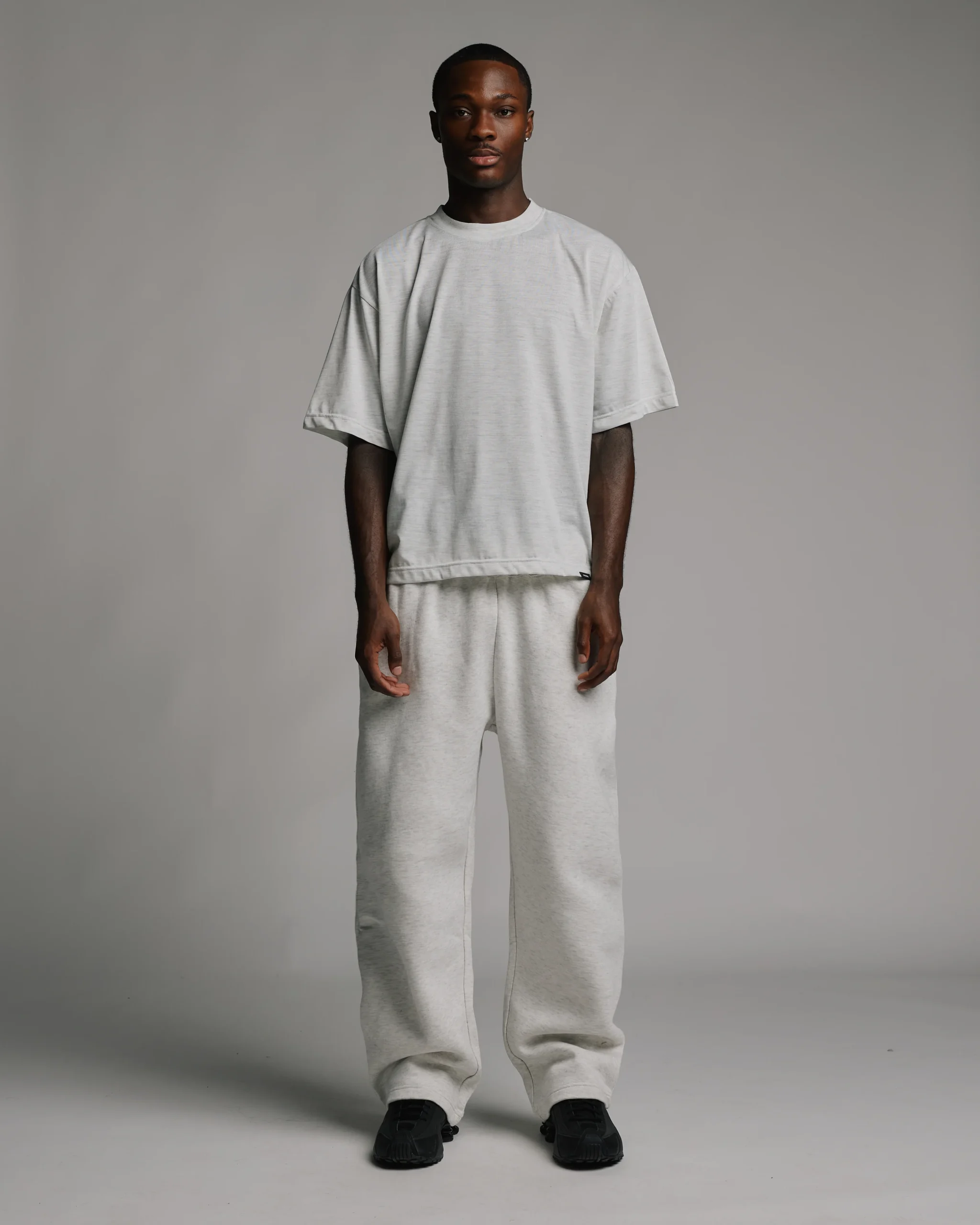 Cropped T-Shirt - Ash