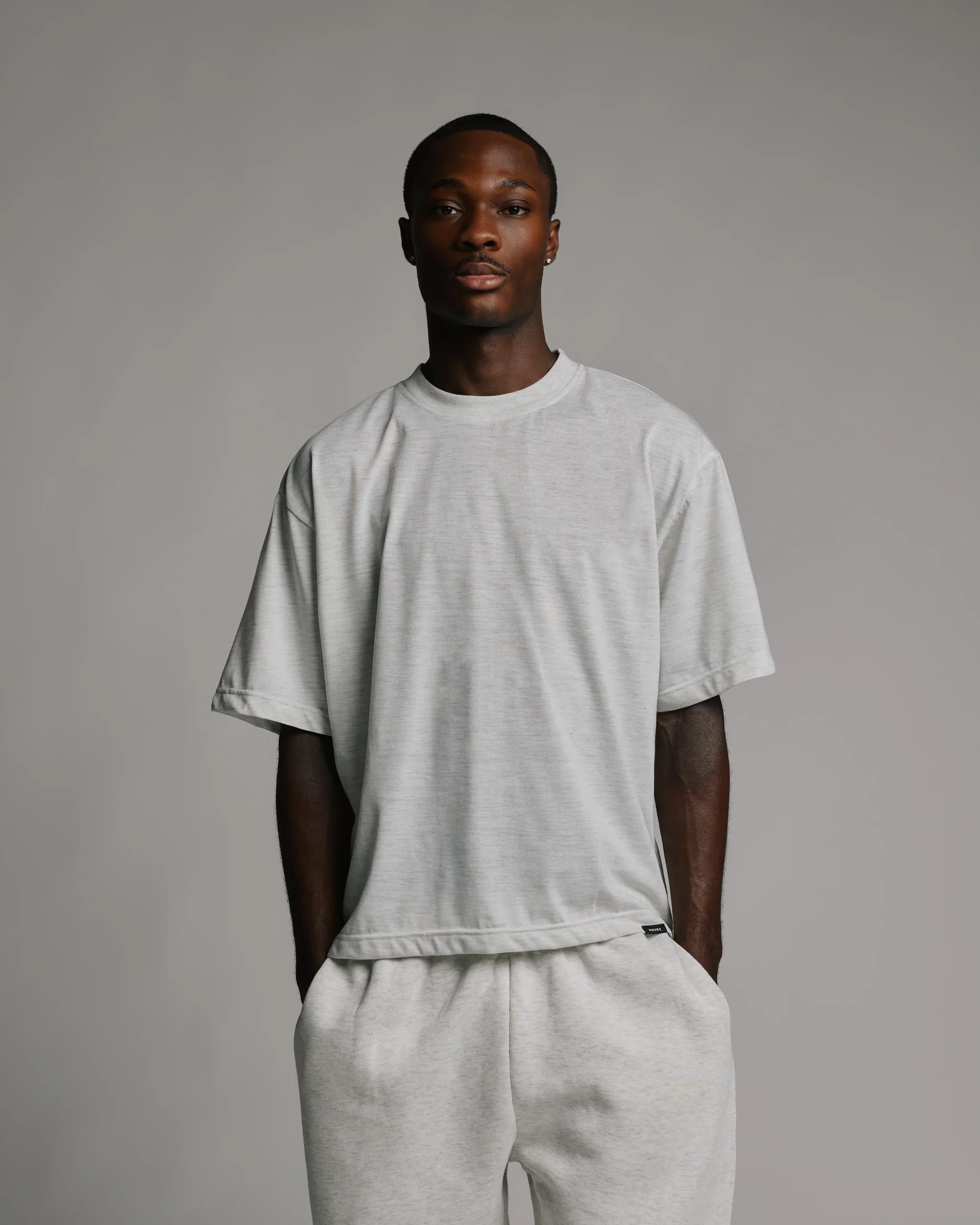 Cropped T-Shirt - Ash