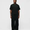 Cropped T-Shirt - Black