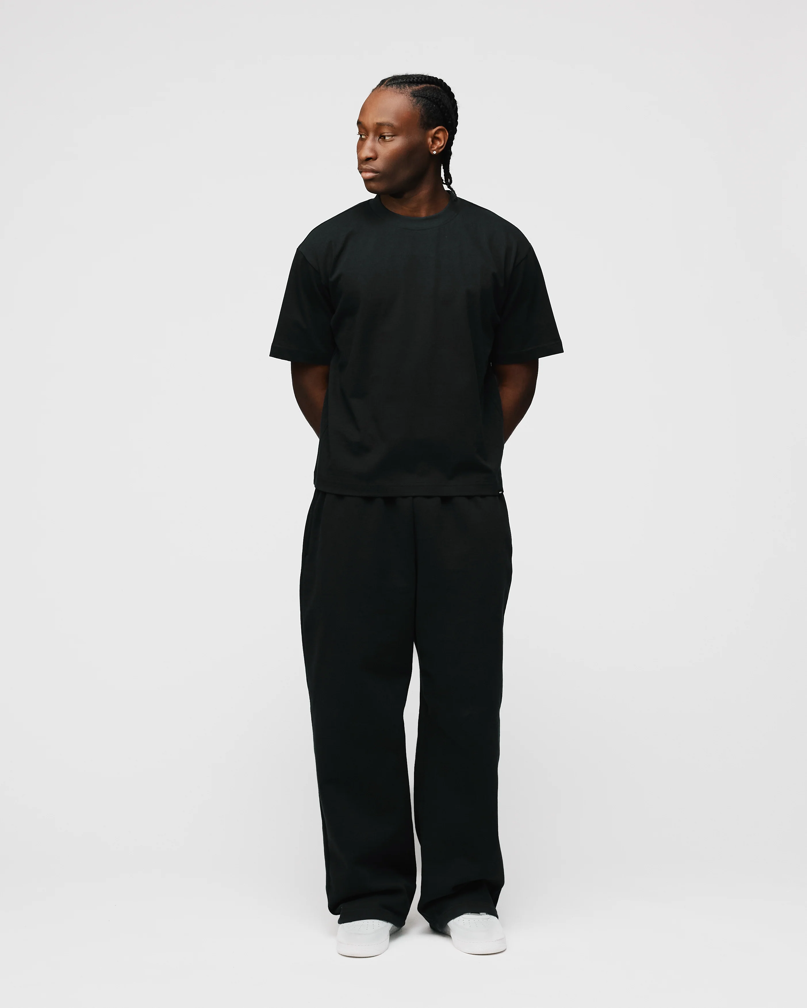 Cropped T-Shirt - Black