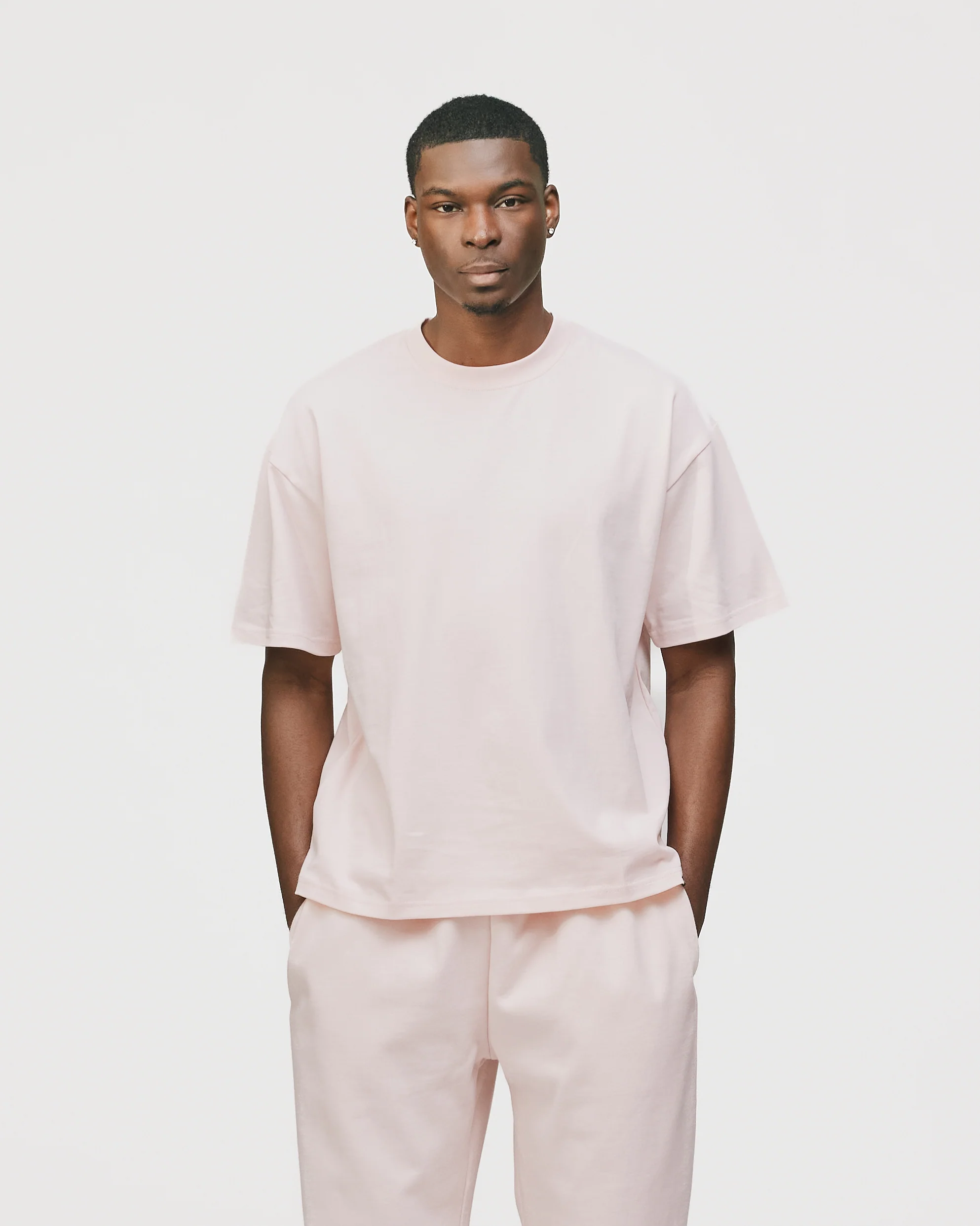 Cropped T-Shirt - Blush