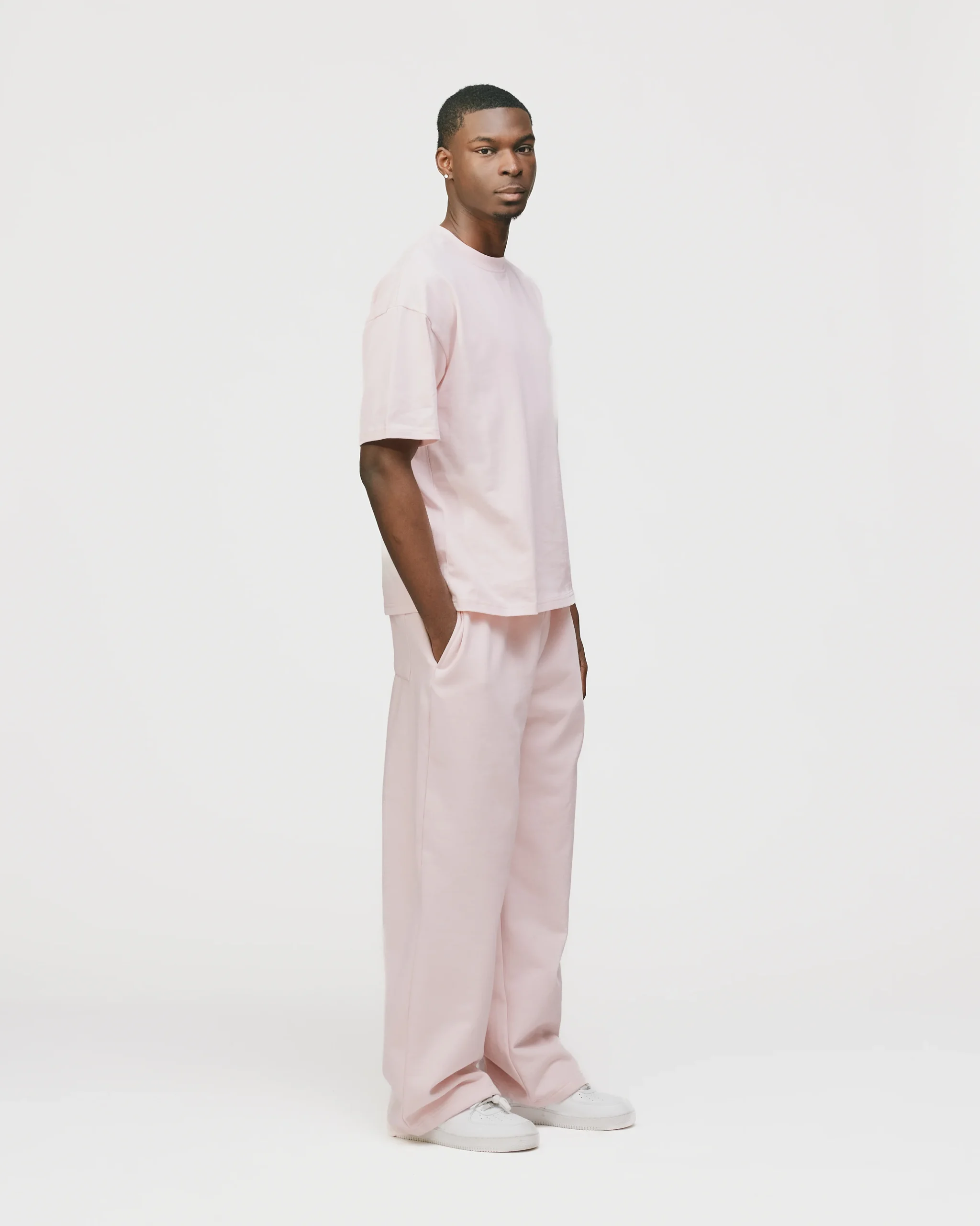 Cropped T-Shirt - Blush