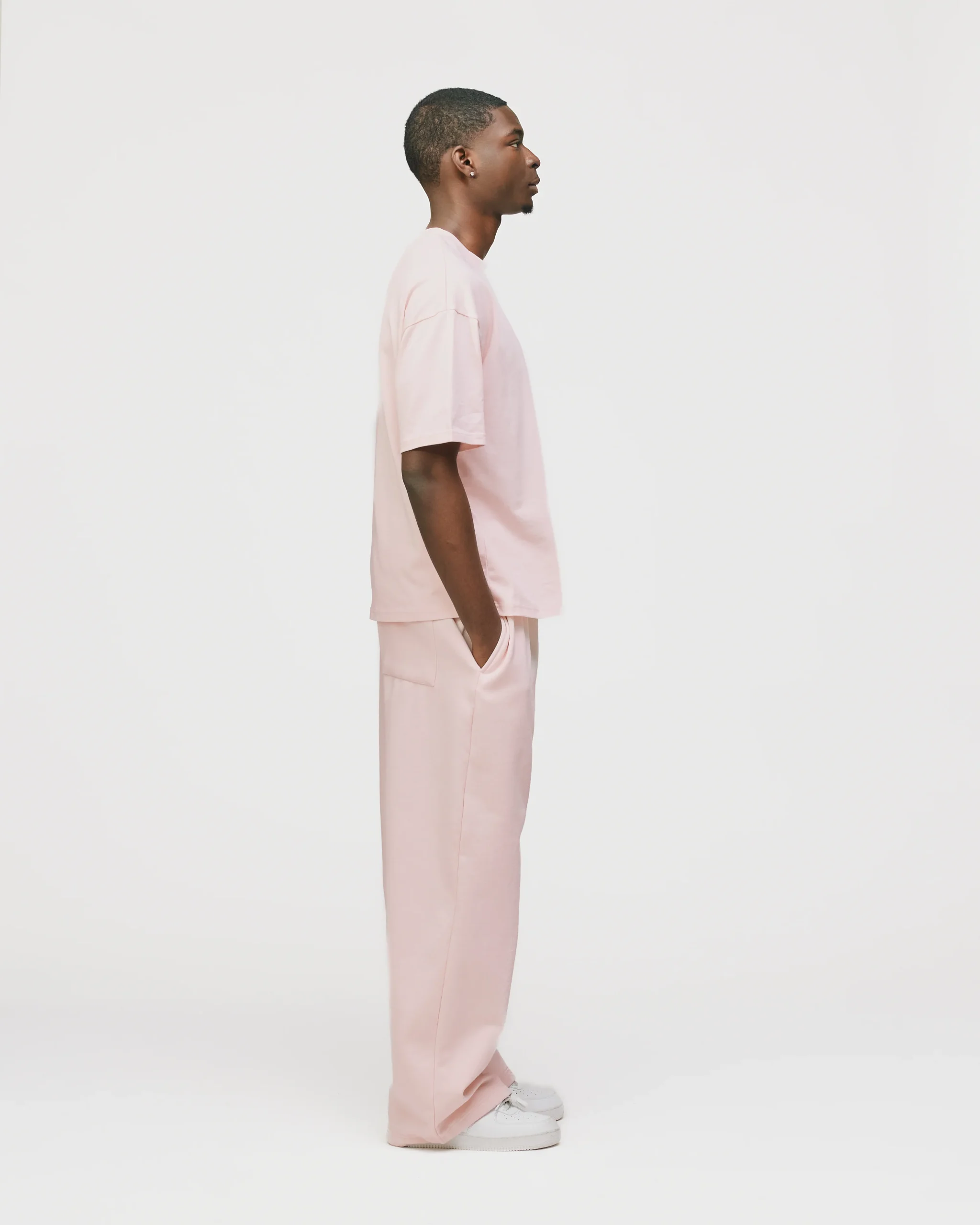 Cropped T-Shirt - Blush