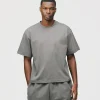 Cropped T-Shirt - Charcoal