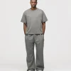 Cropped T-Shirt - Charcoal